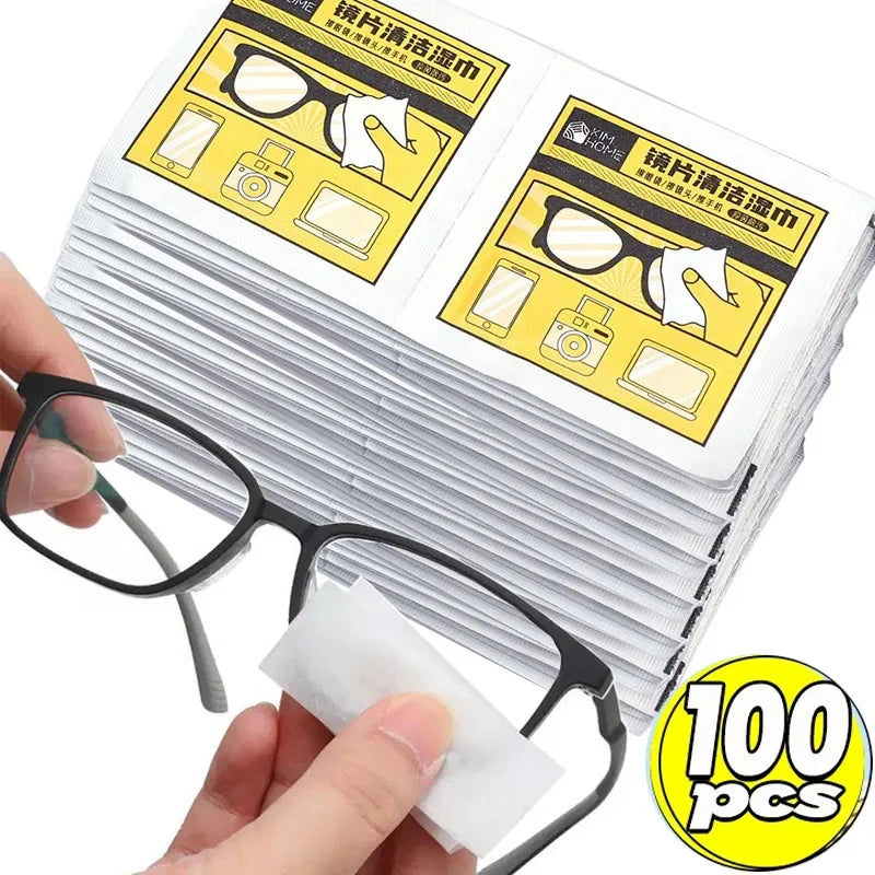 Disposable Wipes Dust Eyeglass