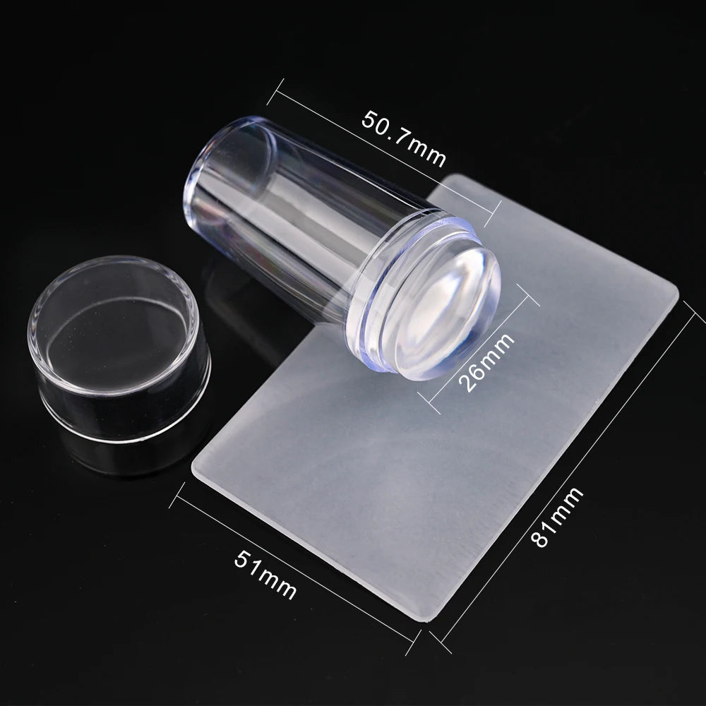 Silicone Transparent Nail Art