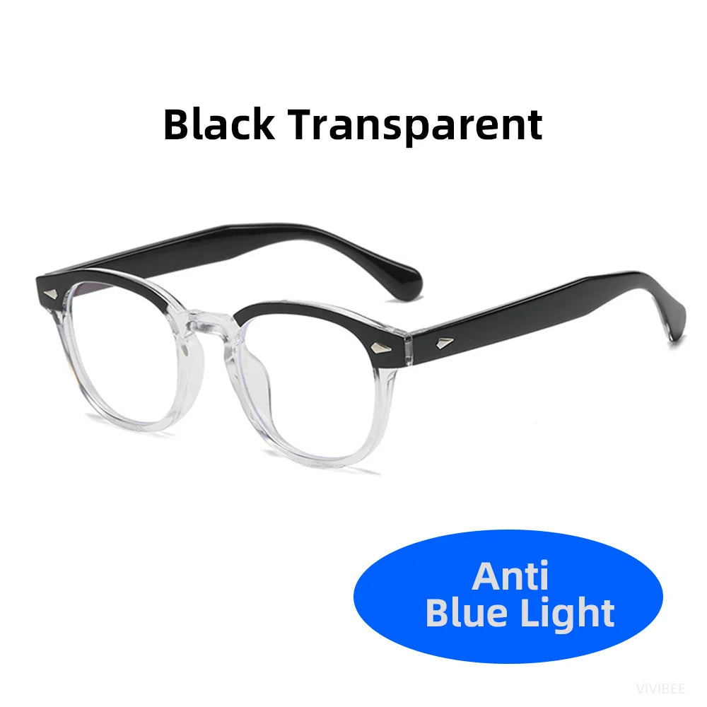 Classic Square Black Blue Light