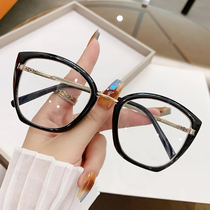 Square Computer Glasses Metal