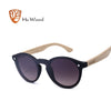 Mirror Lenses Wooden Sunglasses
