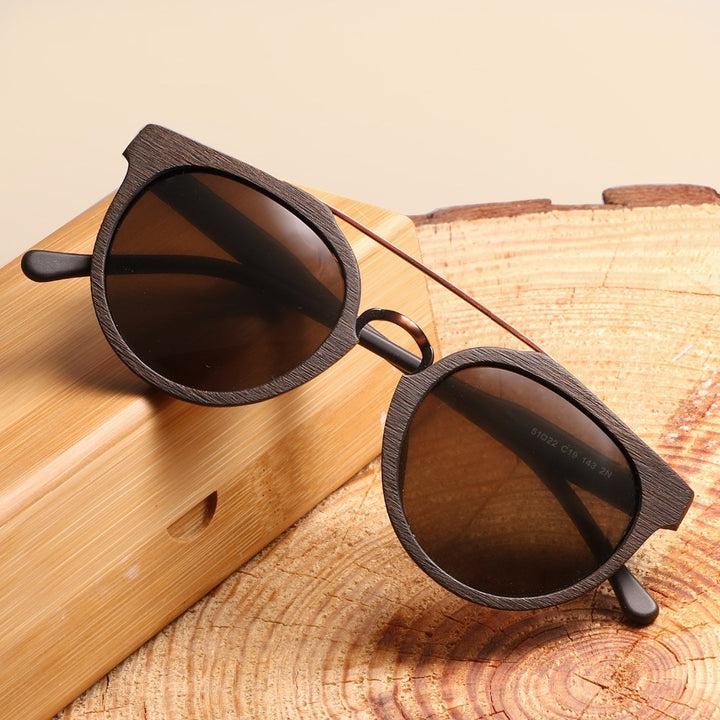 New Design Vintage Wood Sunglasses