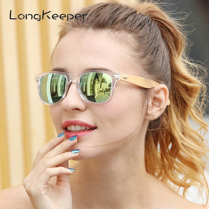 Women Bamboo Sunglasses