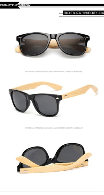 Women Bamboo Sunglasses
