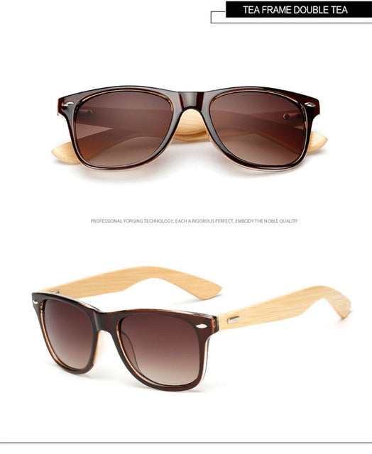 Women Bamboo Sunglasses