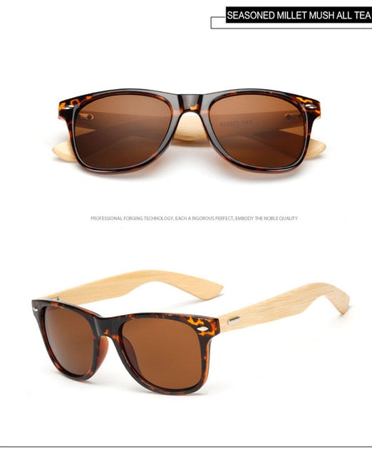 Women Bamboo Sunglasses