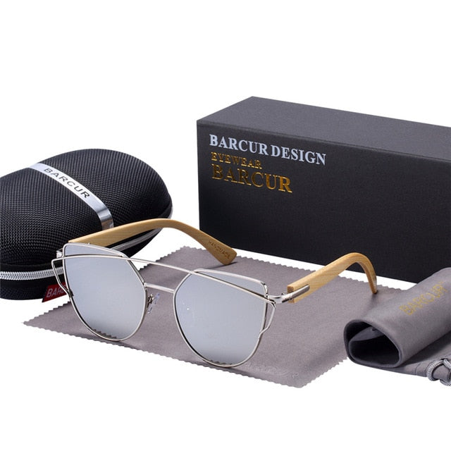 Bamboo Cat Eye Sunglasses