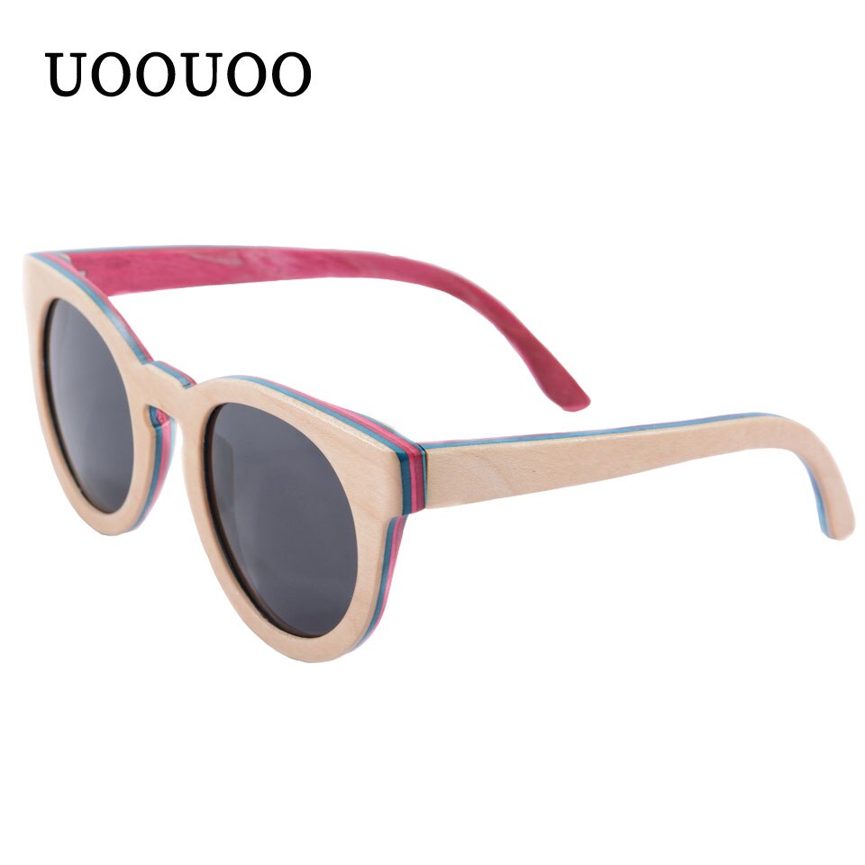 Women Wooden Polarized Sunglasses