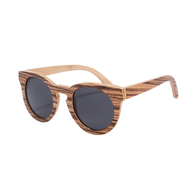 Women Wooden Polarized Sunglasses
