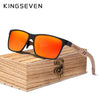 Men Polarized Wooden Sunglasses