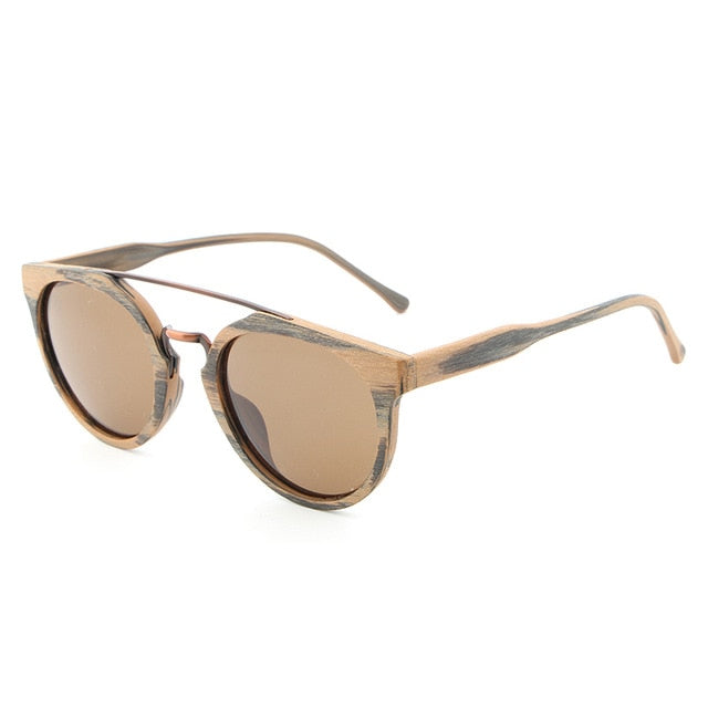 Vintage Wood Sunglasses For Men