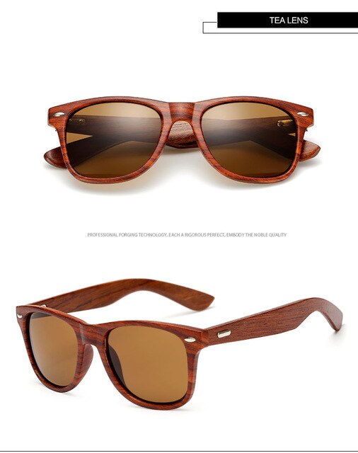 Fashion Women Bamboo Sunglasses