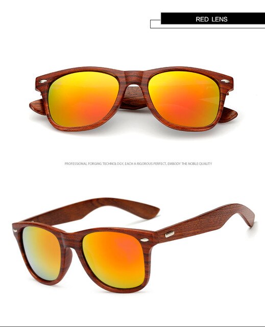Fashion Women Bamboo Sunglasses